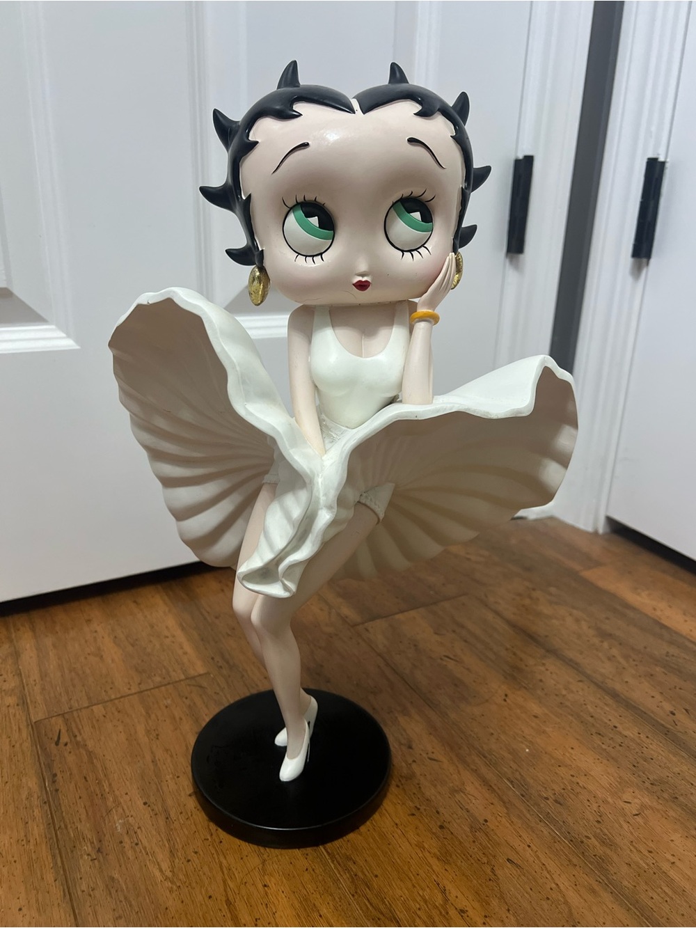Rare vintage betty boop marilyn monroe cool breeze statue